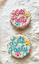 Load image into Gallery viewer, Mini Yogurt Confetti Birthday Cake dog treats