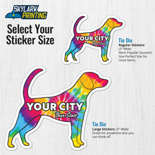 Load image into Gallery viewer, Custom Dog Souvenir  Sticker with Your Text