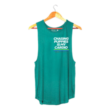 Load image into Gallery viewer, Chasing Puppies is my Cardio | Women&#39;s Sleeveless Tank