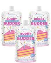 Load image into Gallery viewer, Dog Peanut Butter - 4oz Squeeze Packs Birthday Bash Budder