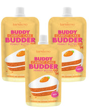 Load image into Gallery viewer, Dog Peanut Butter - 4oz Squeeze Packs Carrot cake Budder