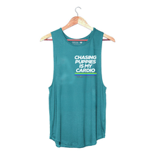 Load image into Gallery viewer, Chasing Puppies is my Cardio | Women&#39;s Sleeveless Tank
