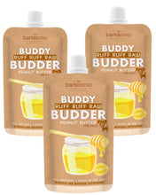 Load image into Gallery viewer, Dog Peanut Butter - 4oz Squeeze Packs Ruff Ruff Raw Budder