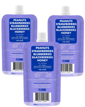 Load image into Gallery viewer, Dog Peanut Butter - 4oz Squeeze Packs Superberry Budder