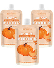 Load image into Gallery viewer, Dog Peanut Butter - 4oz Squeeze Packs Pumpkin Pup Budder