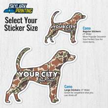 Load image into Gallery viewer, Custom Dog Souvenir  Sticker with Your Text