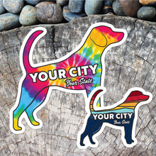 Load image into Gallery viewer, Custom Dog Souvenir  Sticker with Your Text